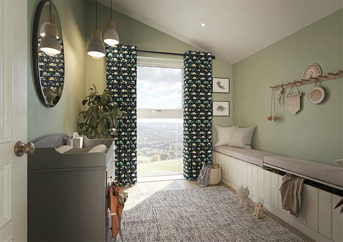 Roadtrip, Forest Green - Made to Measure Curtains - Image 7